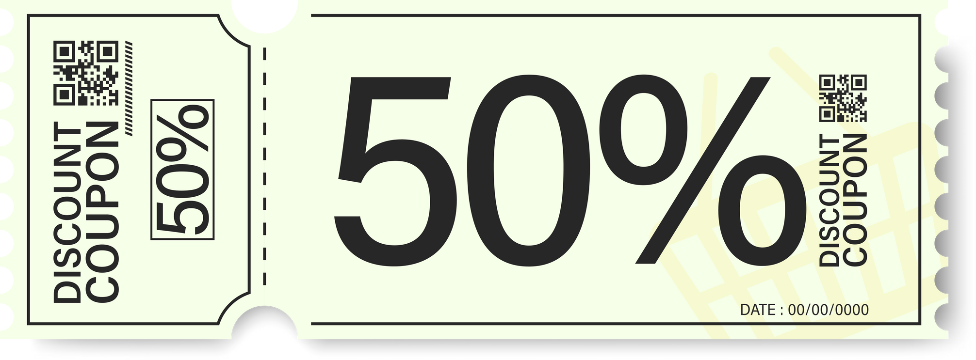 Shopping 50% Discount Coupon